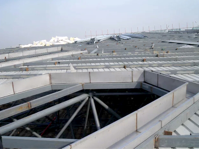 姜堰安吉县体育馆网架